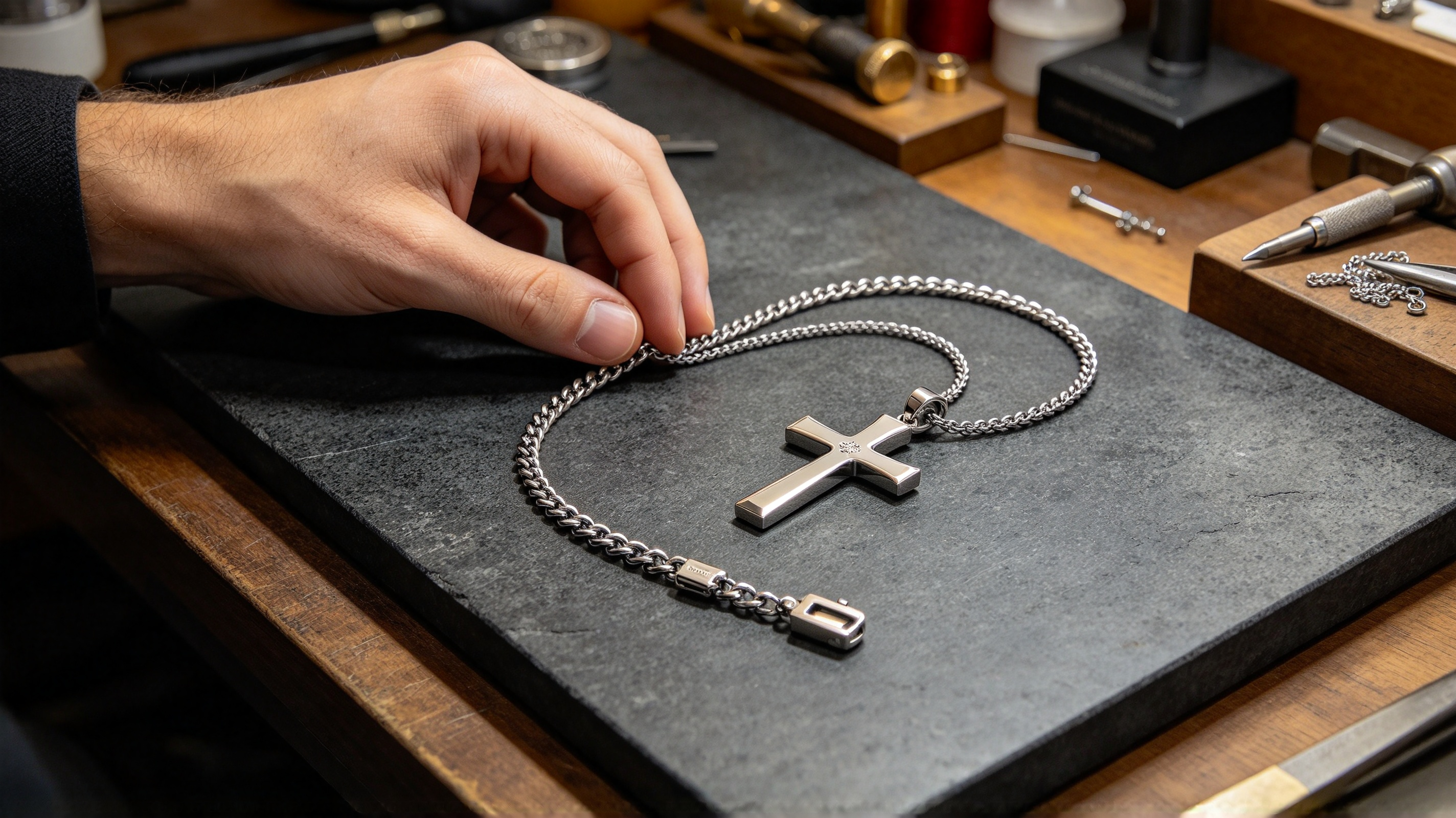 Why Cross Necklace Clasps Keep Moving to the Front