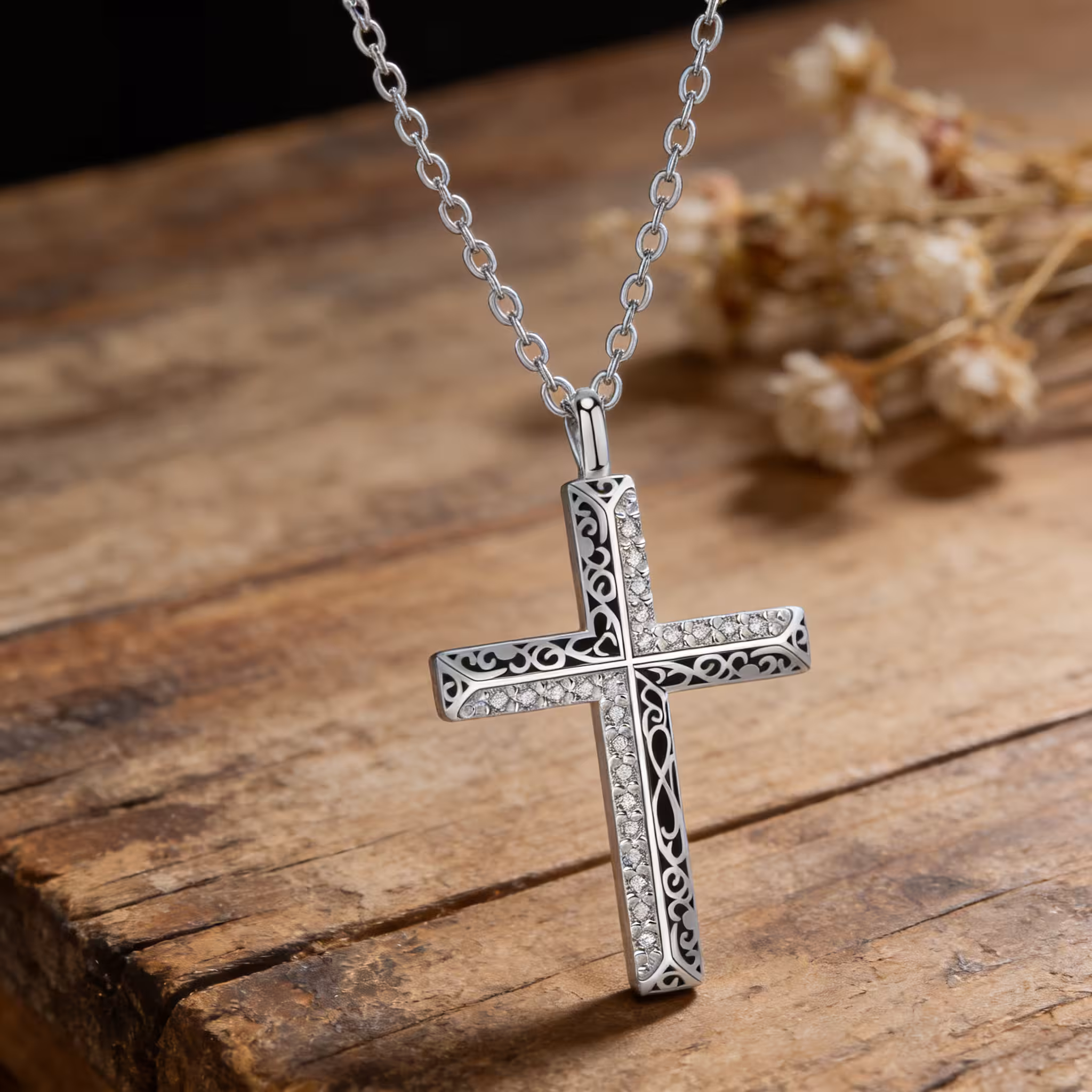 Retro Cross Necklace