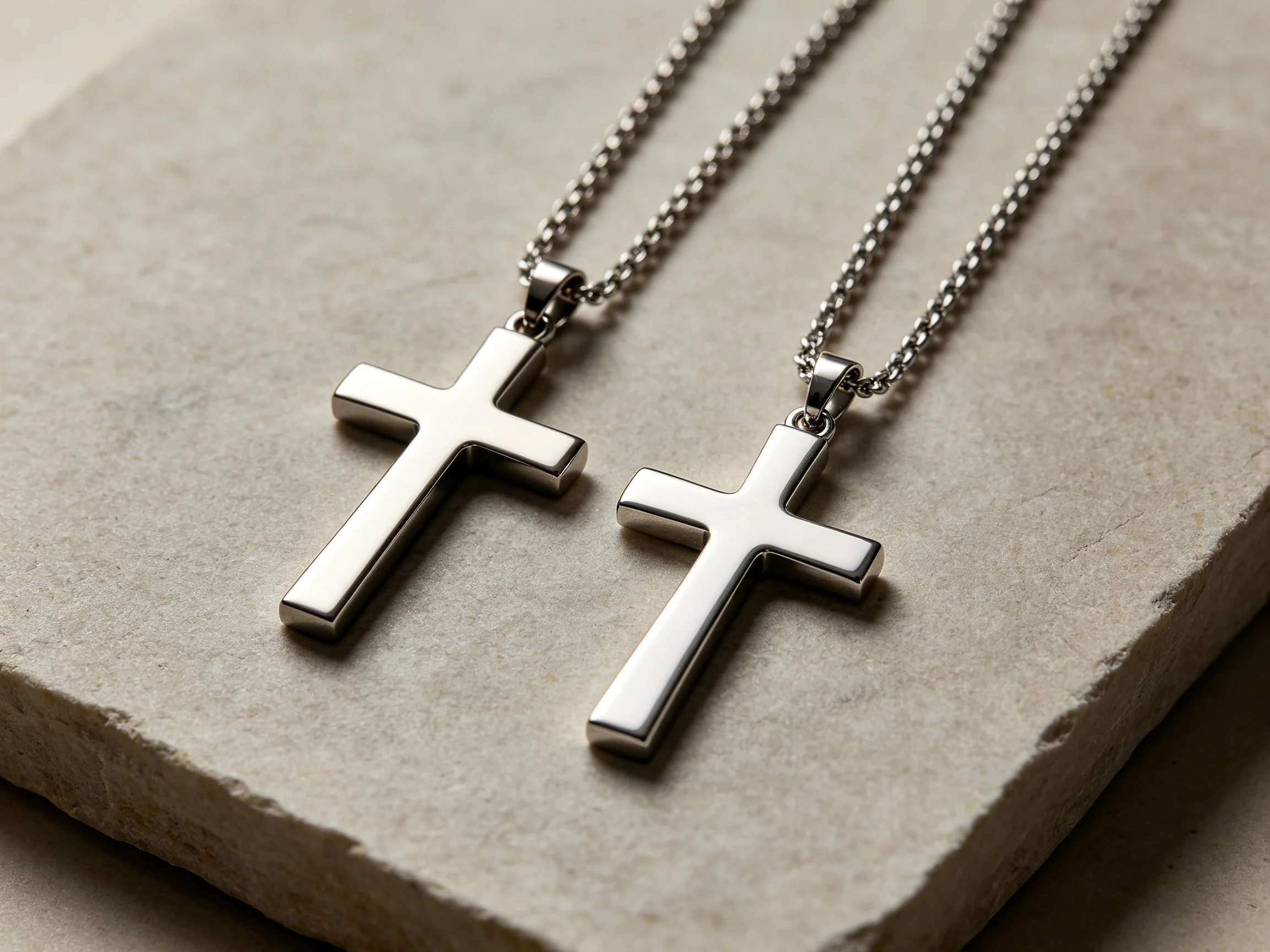 Silver Cross Necklace