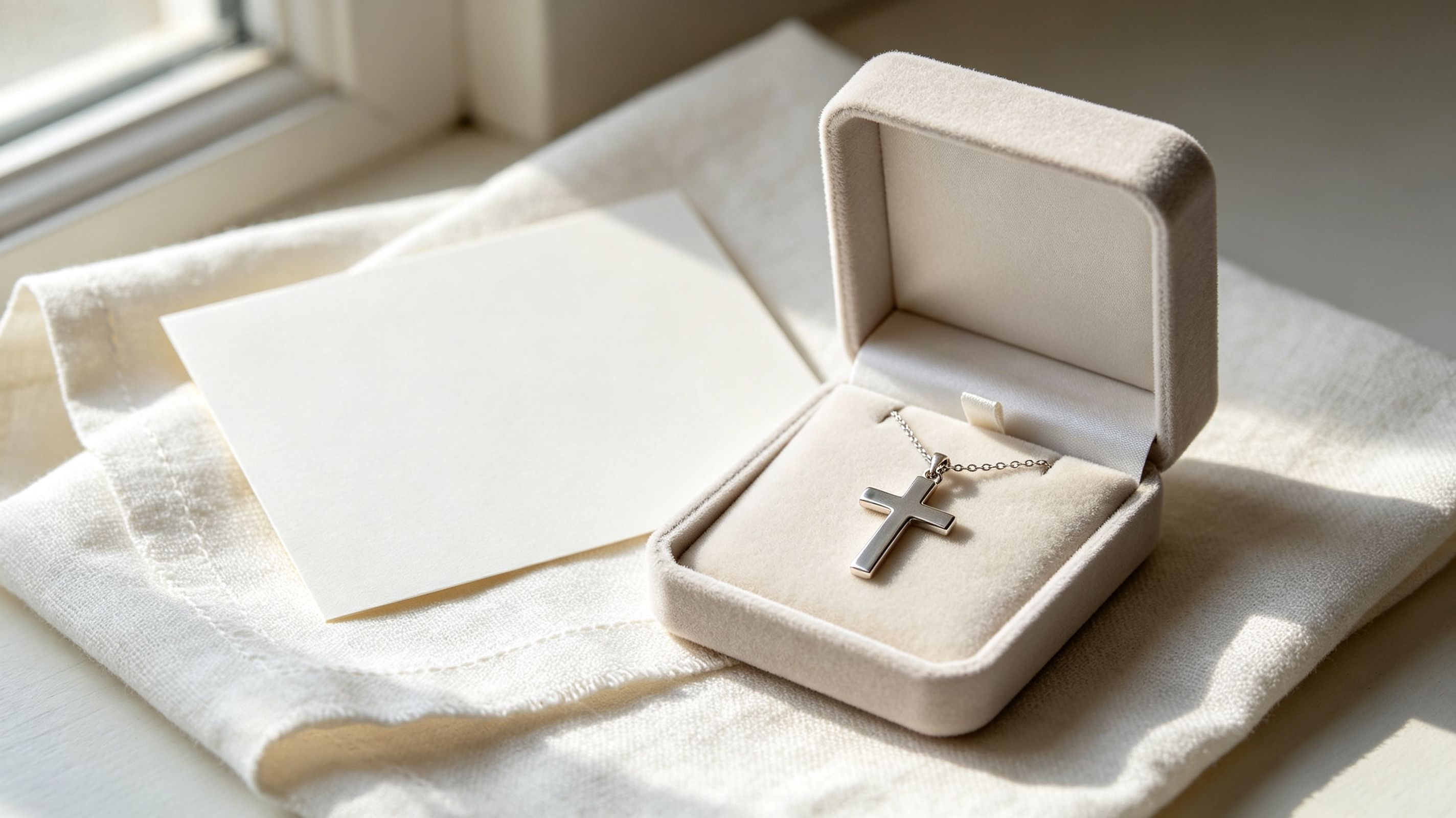 Cross Jewelry Gift for Baptism