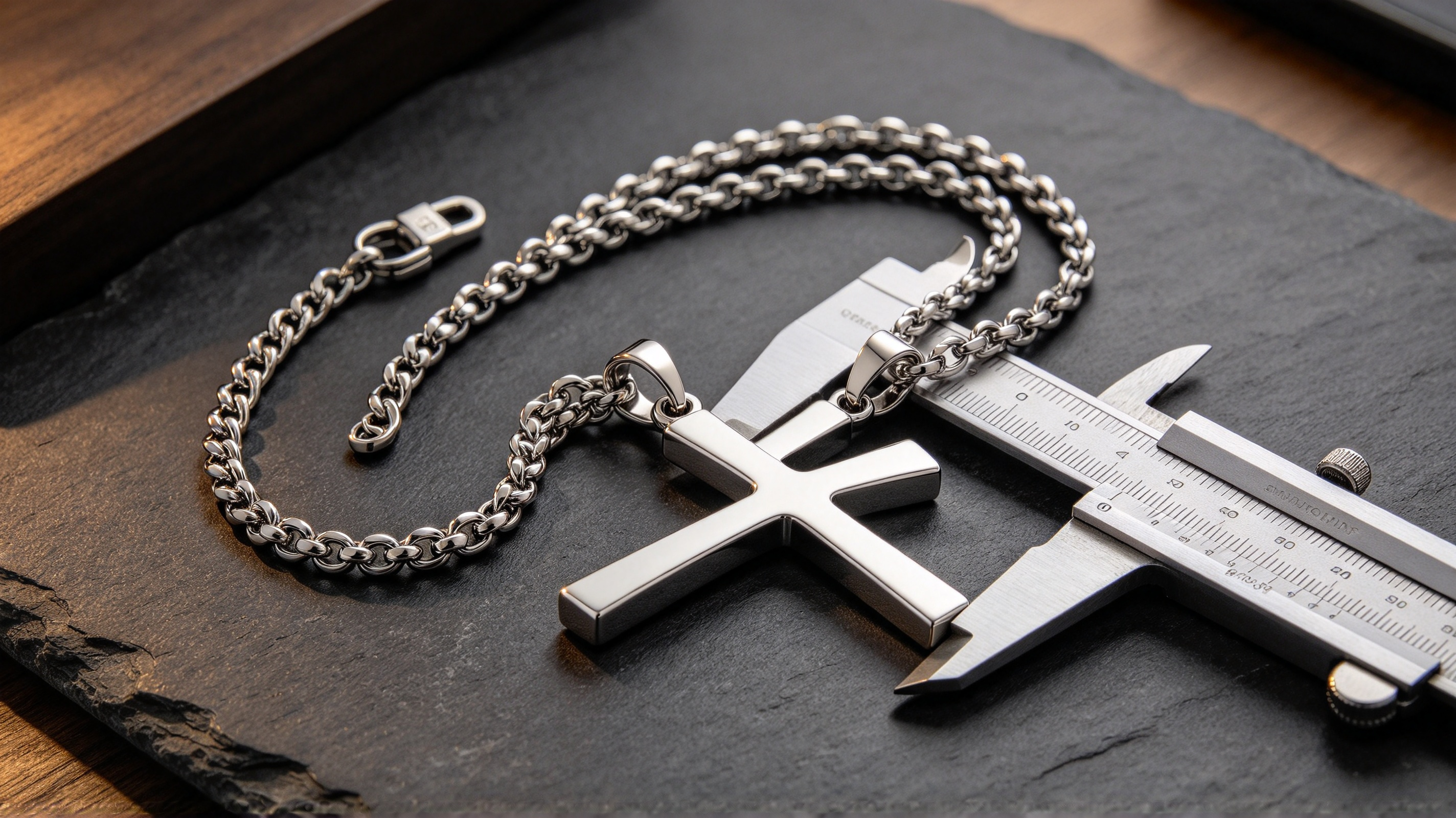 cross necklace proportions wearing and buying example