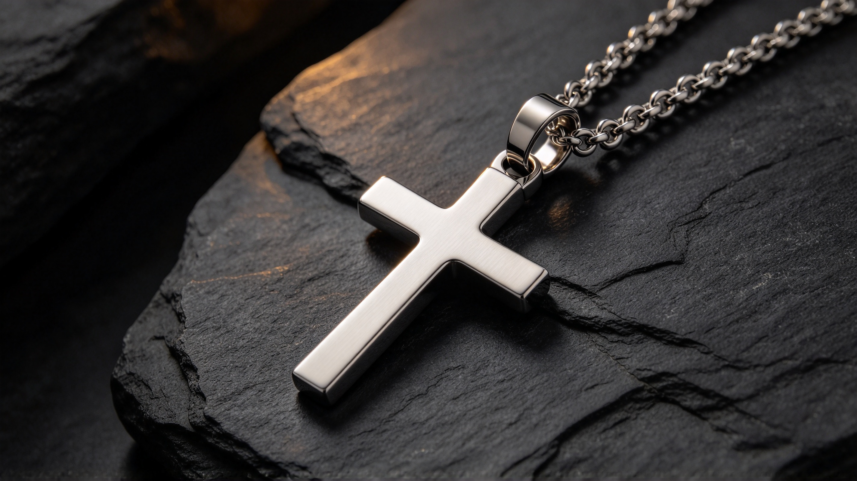 cross pendant bail everyday styling example