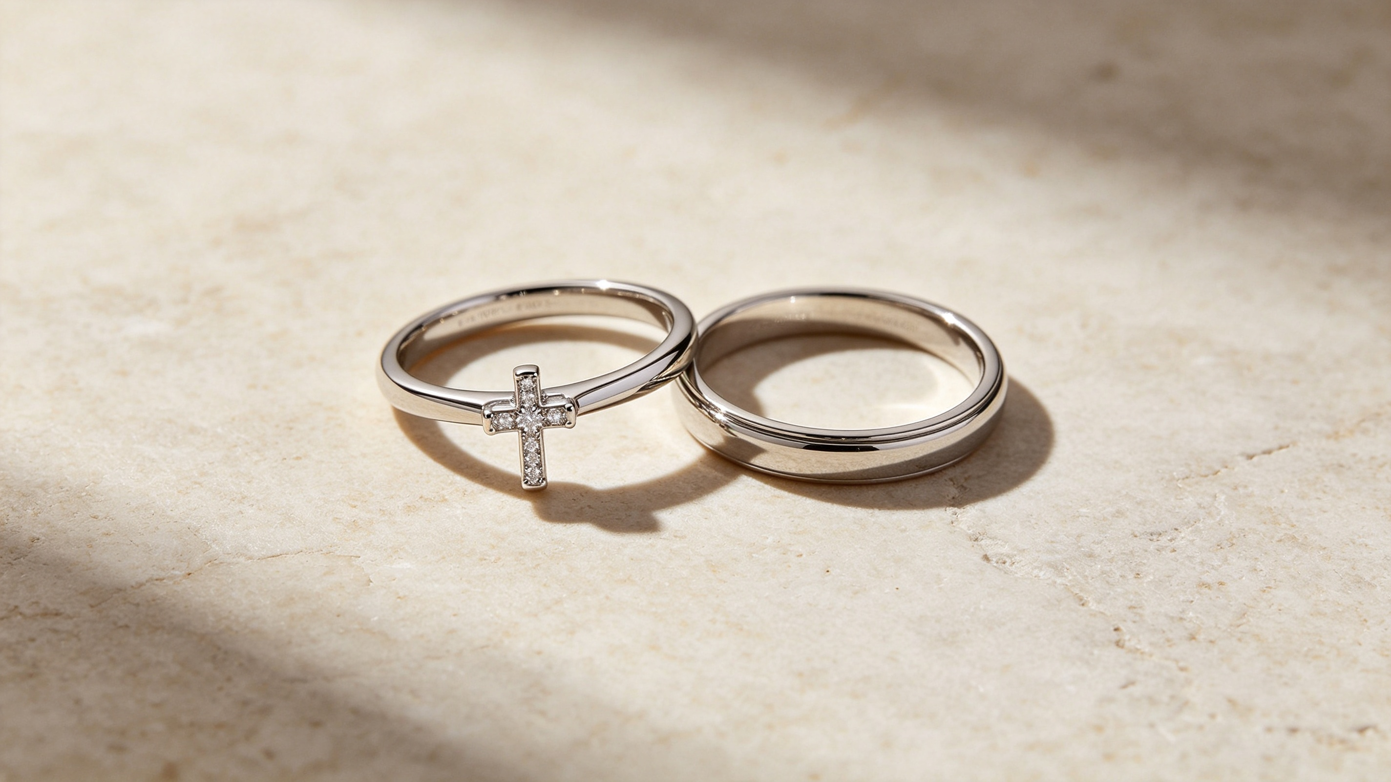 Cross Engagement Ring