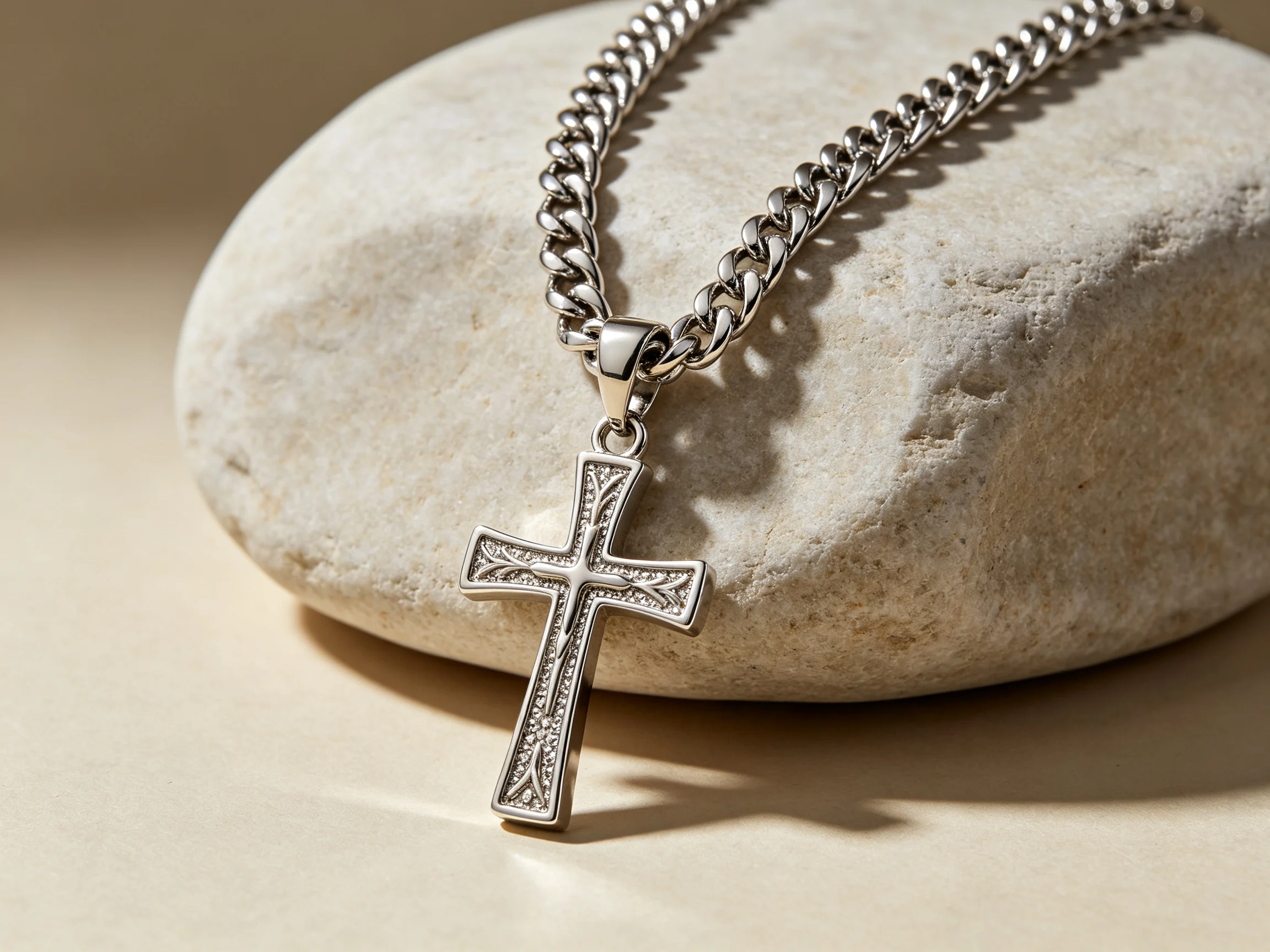 Cuban Link Cross Necklace Style Guide
